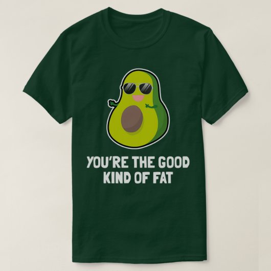 T-shirt Avocado Bon Type De Graisse 2 (Design devant)