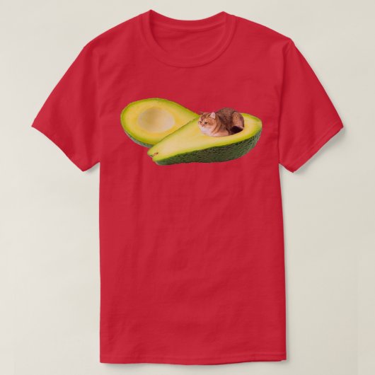 T-shirt Avocado Cat 6 (Design devant)
