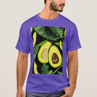 T-shirt Avocado Custom Floral