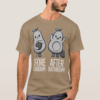 T-shirt Avocado De Pooping Cute Pour Hommes Femmes, Vegan,