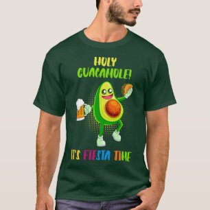 T-shirt Avocado Dit Saint Guacamole Vegetarian Mex