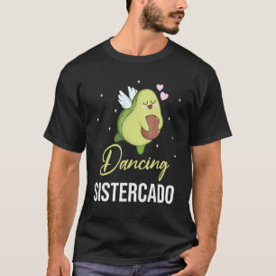 T-shirt Avocado Dove Flying Happy Day Me Dancing Sistercad