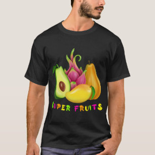 T-shirt Avocado - Dragon - Fruit - Mango - Papaya Foody