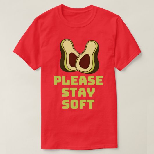 T-shirt Avocado drôle design 2 (Design devant)