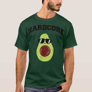 T-shirt Avocado dur drôle Avocado avec lunettes de soleil