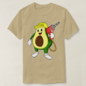 T-shirt Avocado En Tant Qu'Artiste Avec Exercice (Design devant)