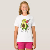 T-shirt Avocado en tant que artisan avec exercices (Devant entier)
