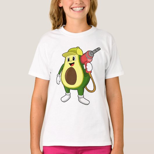 T-shirt Avocado en tant que artisan avec exercices (Devant)