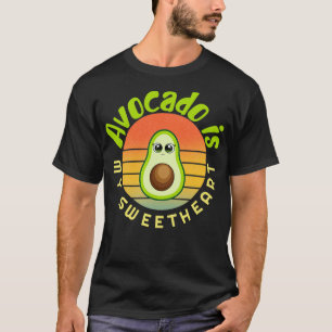 T-shirt Avocado est ma protéine Avocado Gift Vegetaria