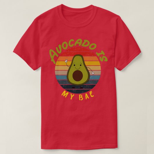 T-shirt Avocado est ma protéine Avocado Gift Vegetaria (Design devant)