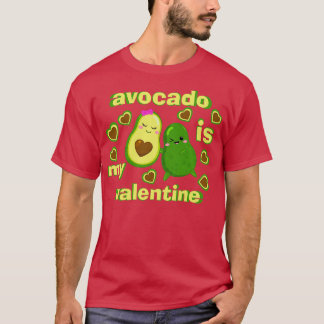 T-shirt Avocado est ma valentine 46