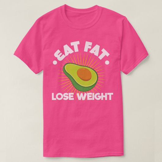 T-shirt Avocado Et Keto Diet (Design devant)