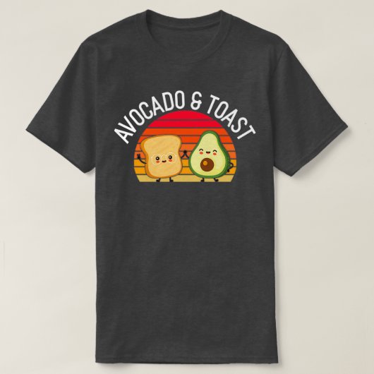 T-shirt Avocado et toast (Design devant)