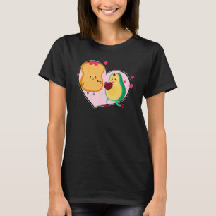 T-shirt Avocado et toast Cute Avocado Vegan Food