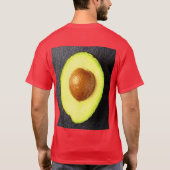 T-shirt "Avocado Fruit" Belle Photo. Commandez dès mainten (Dos)