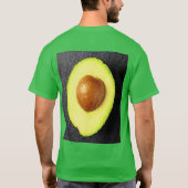 T-shirt "Avocado Fruit" Belle Photo. Commandez dès mainten (Dos)