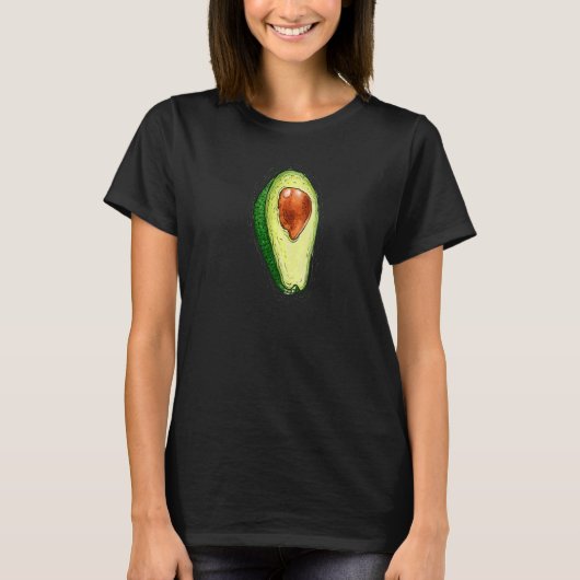 T-shirt Avocado Fruit do-it-yourself Couples Group Party H (Devant)