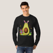 T-shirt Avocado Fruit Easter Oeuf Hunt Bunny Avocado Pâque (Devant entier)