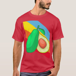 T-shirt Avocado Fruit Food Vegetarian Vegetarian