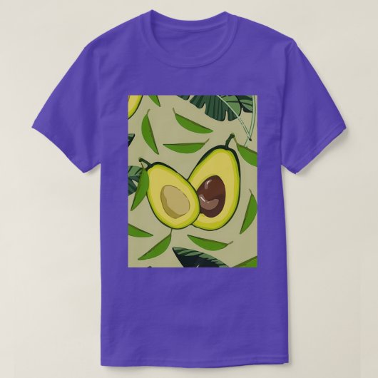 T-shirt Avocado Fruits Texture Talentueuse (Design devant)