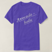 T-shirt Avocado Funny Fun Shirt Avocadoholic (Design devant)