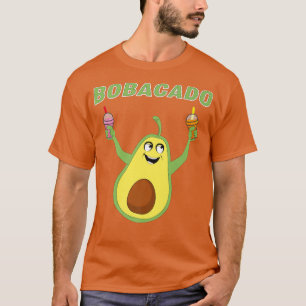 T-shirt Avocado Guac Bubble Tea Boba Cups Bobacado Funny P