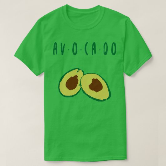 T-shirt Avocado Guacamole 2 (Design devant)