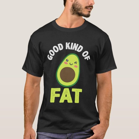 T-shirt Avocado  Healthy Fruit Guacamole Vegetarian Vegan  (Devant)