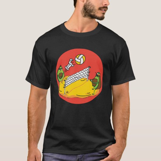 T-shirt Avocado  Healthy Fruit Guacamole Vegetarian Vegan (Devant)