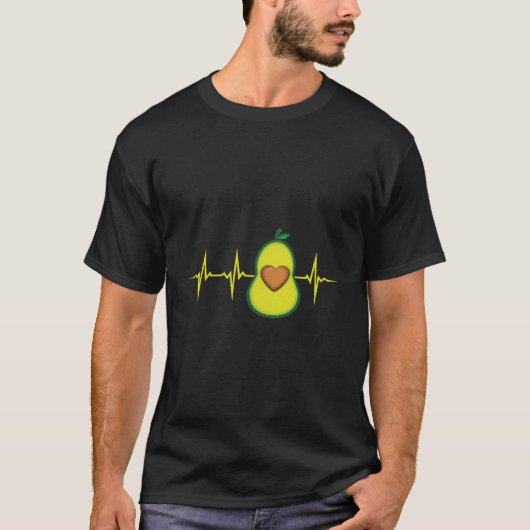 T-shirt Avocado Heartbeat (Devant)