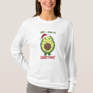 T-shirt Avocado illuminations de Noël Drôle Avocados