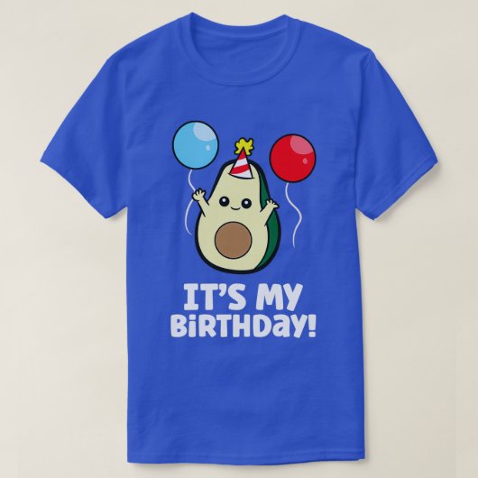 T-shirt Avocado Itx27s Mon anniversaire Avocado Anniversai (Design devant)