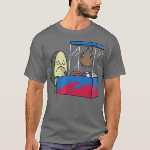 T-shirt Avocado jouant Claw Machine grue jouet
