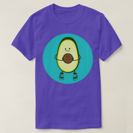 T-shirt avocado jouer au ballon 23 (Design devant)
