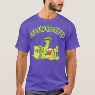 T-shirt Avocado Kitten Eats Green Fruit Core Cat M