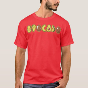 T-shirt Avocado Lover Guac Guacamole Keto Ketogo Fruit