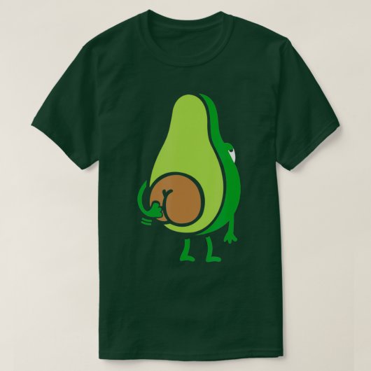 T-shirt Avocado mais drôle Guacamole Vegan (Design devant)