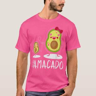 T-shirt Avocado Mama Avocado Maman Funny Mamacado Mères Da