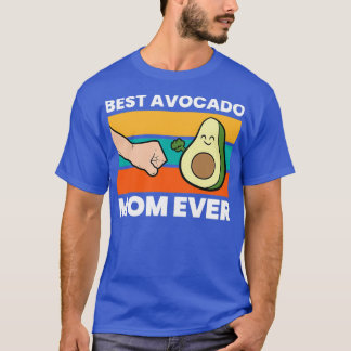 T-shirt Avocado Mama Best Avocado Maman Ever mignon Avocad