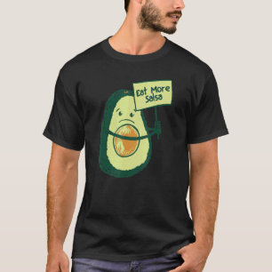 T-shirt Avocado Manger Plus Salsa Vega Food Enfants Femmes