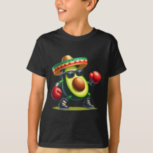 T-shirt Avocado montrant des compétences en boxe Cinco De