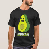 T-shirt Avocado Papa Avocado Dad Avocado Papacado Father s (Devant)