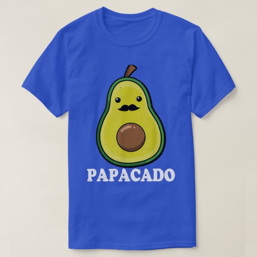 T-shirt Avocado Papa Vegan Guacamole Avocado Papacado Fath (Design devant)