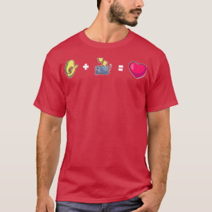 T-shirt Avocado Plus Toast Equals Love Food Lovers Foodie