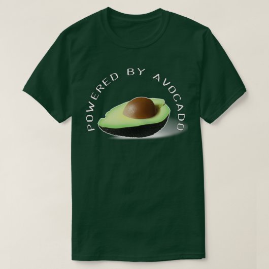 T-shirt Avocado Propulsé Par Avocado (Design devant)