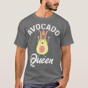 T-shirt Avocado Queen Guacamole Fan Veggie Vegetaria