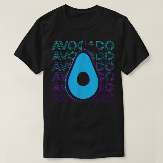 T-shirt Avocado Retro Avocado (Design devant)
