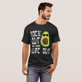 T-shirt Avocado Rock Guac Out entraînement Gym Personal Tr (Devant entier)