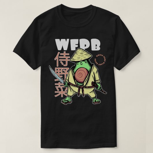 T-shirt Avocado Samurai Japonais PAM (Design devant)
