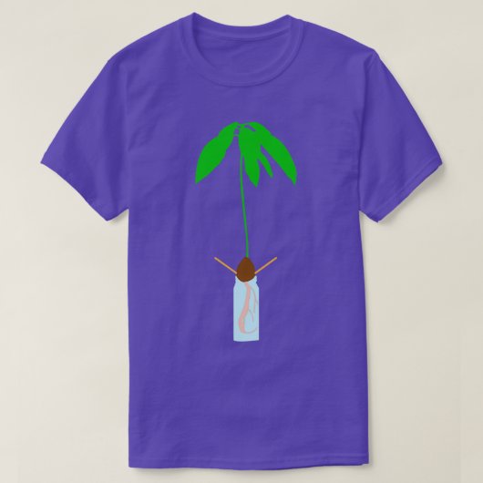 T-shirt Avocado Seed Toothpick Grossissant classique TShir (Design devant)